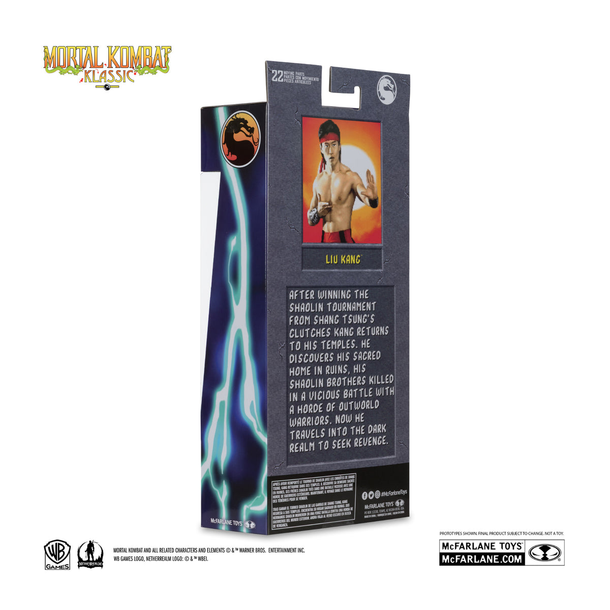 McFarlane Toys Mortal Kombat Klassic Liu Kang 7-Inch Action Figure