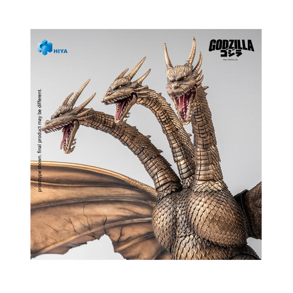 Hiya Toys EXQ Basic: King Ghidorah Battle Damaged Version 13-Inch Action Figure