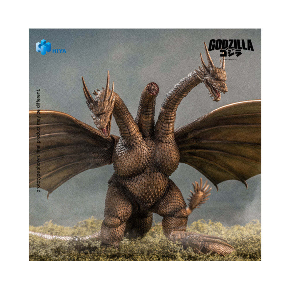 Hiya Toys EXQ Basic: King Ghidorah Battle Damaged Version 13-Inch Action Figure