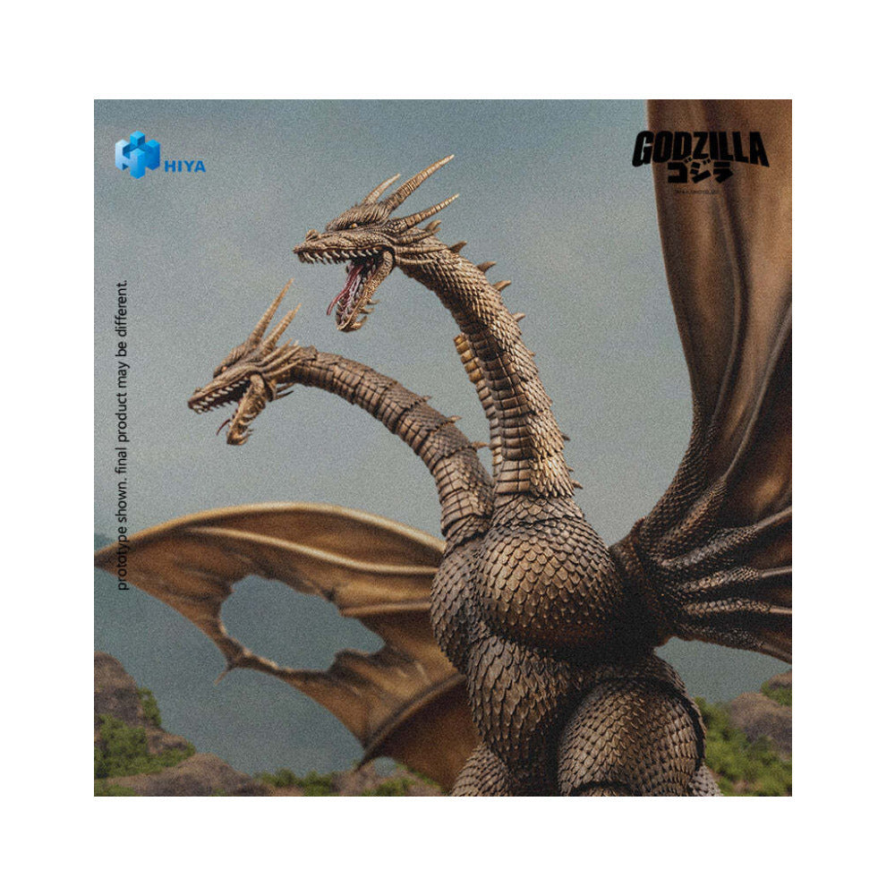 Hiya Toys EXQ Basic: King Ghidorah Battle Damaged Version 13-Inch Action Figure