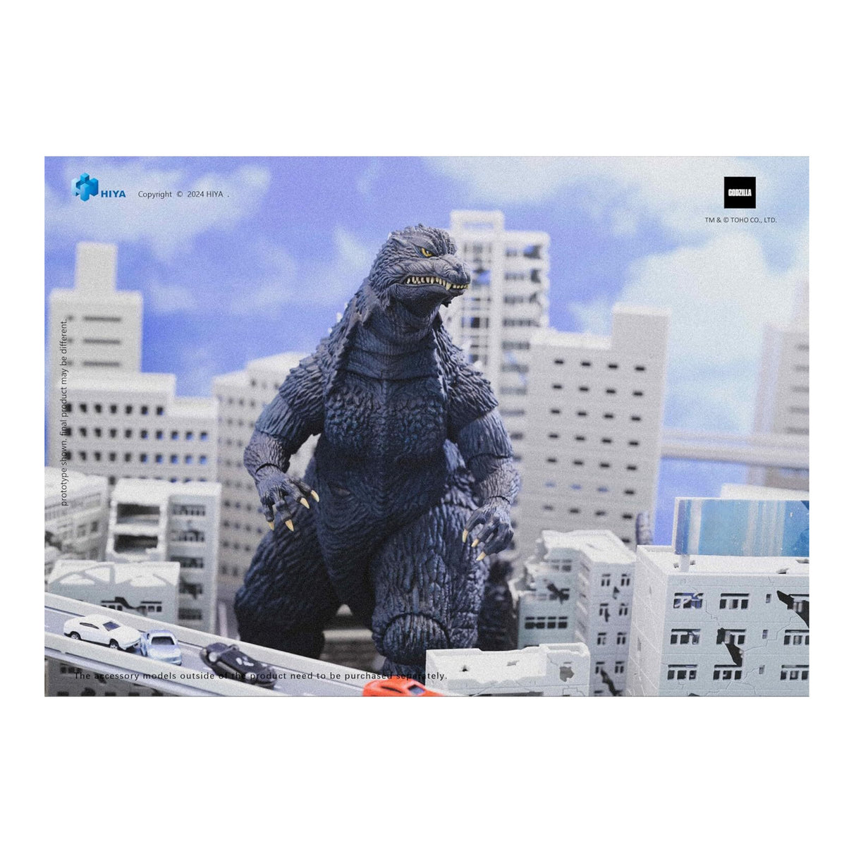 Hiya Toys - Godzilla vs. Mechagodzilla: Godzilla (2002) Exquisite Basic Series