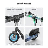 OKAI Neon Pro ES30 Electric Scooter - 50 Mile Range with 10-inch Tubeless Tires