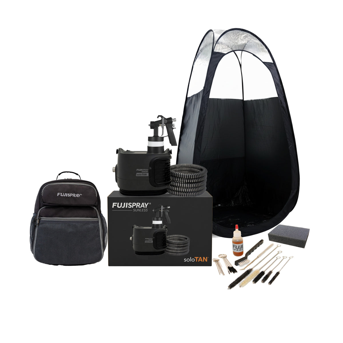 Fuji Spray Sunless 1175 Sunless soloTAN Spray Tan System with TAN7400 Applicator and Bundle