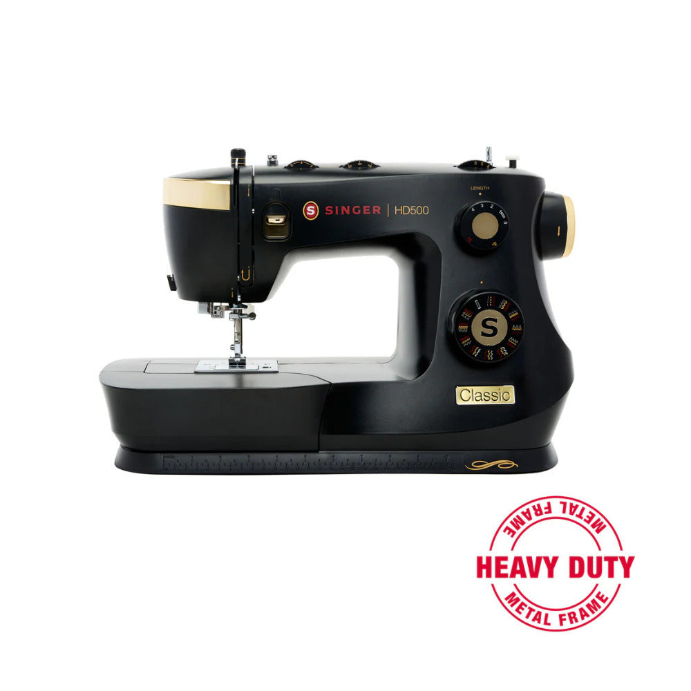 SINGER Heavy Duty Classic Sewing Machine with Accessory Kit (Black)