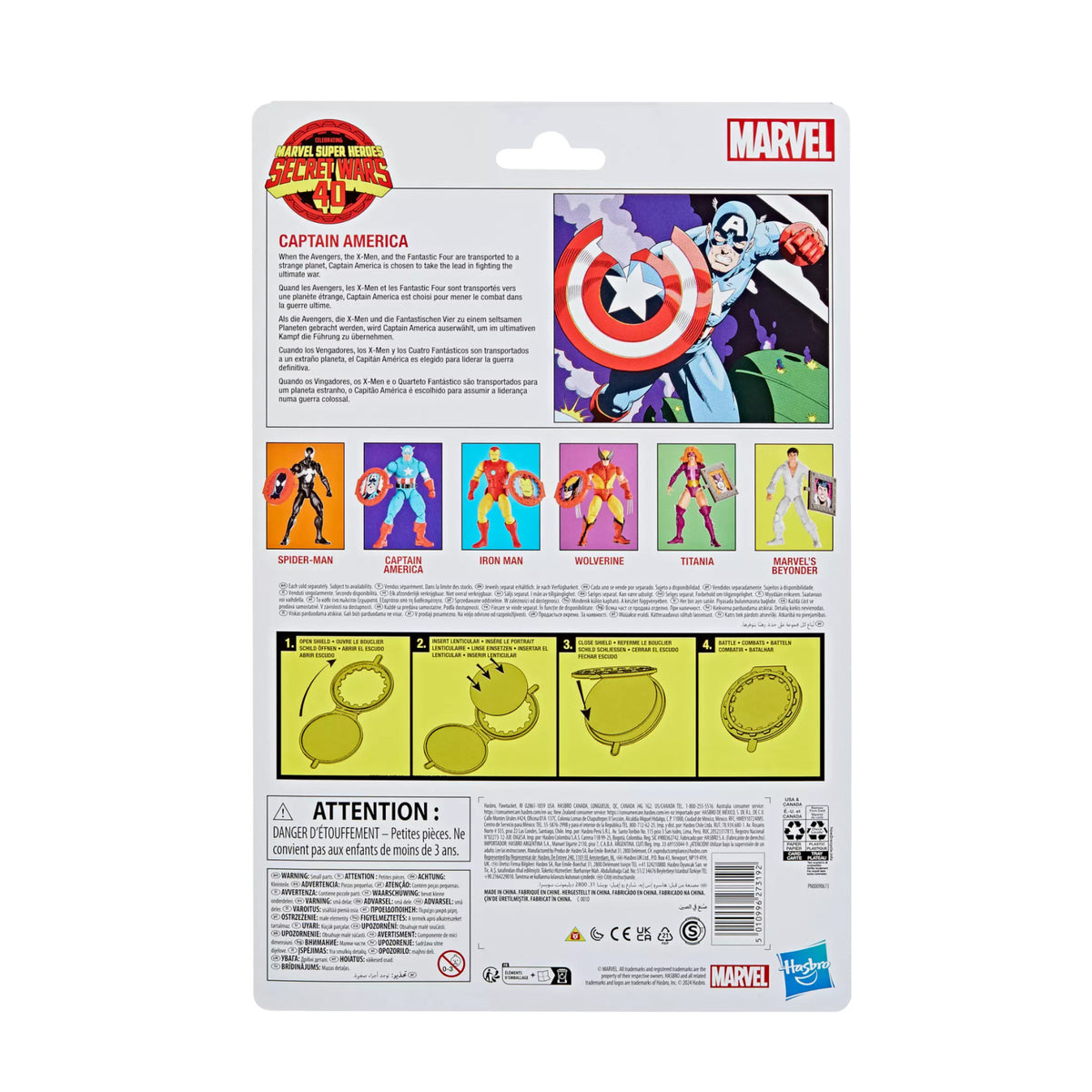 Hasbro Marvel Legends Series Retro 6-Inch Action Figures Bundle