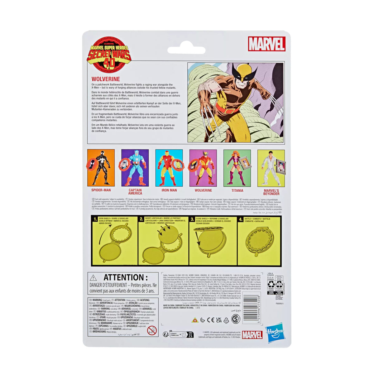 Hasbro Marvel Legends Series Retro 6-Inch Action Figures Bundle