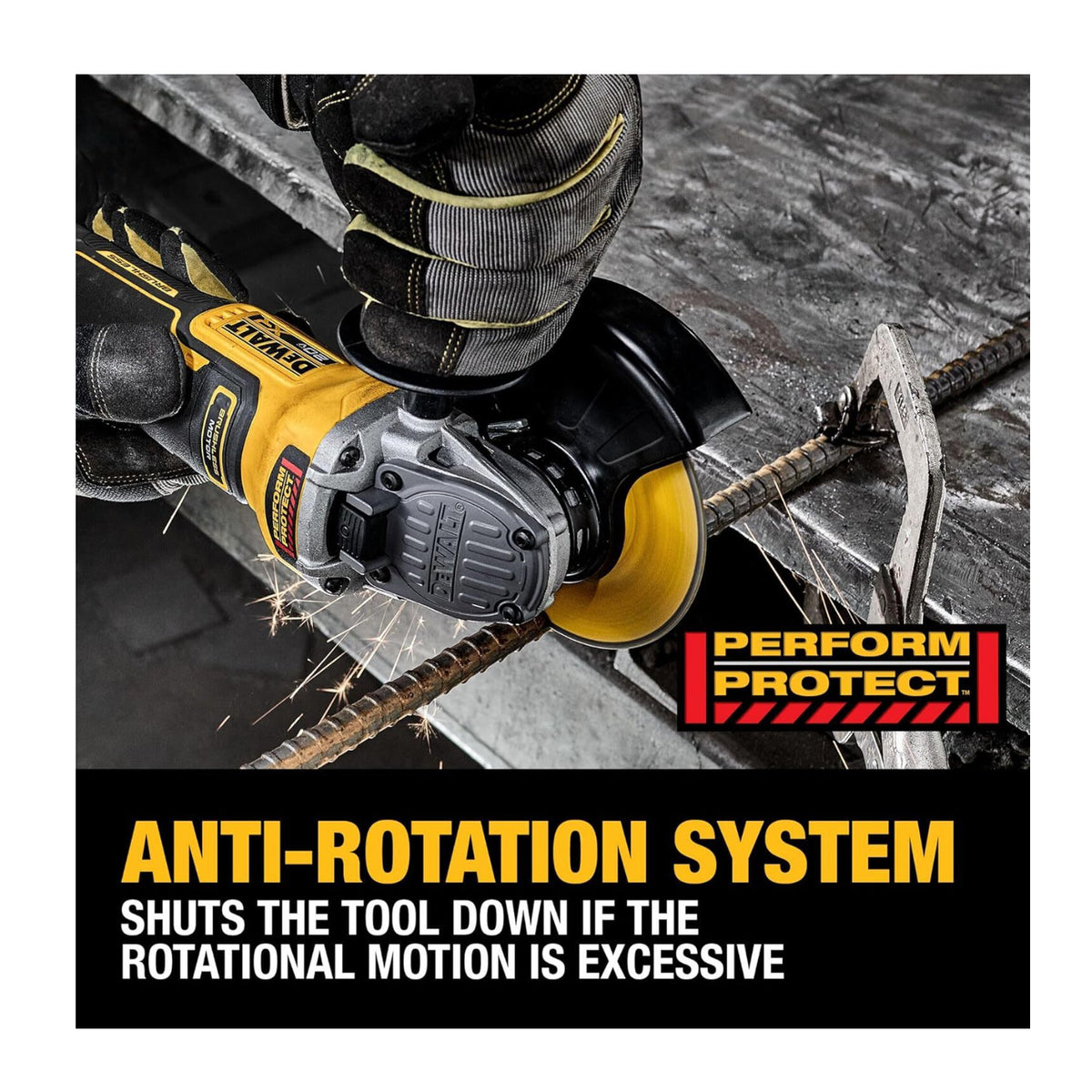DEWALT 20V MAX* XR Brushless Cordless 4-1/2 in.-5 in. Grinder (Tool Only)