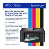 Brother Work Smart 1360 Wireless Color Inkjet All-in-One Printer