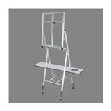 Bob Ross 2-in-1 Floor Standing Tabletop Studio Easel Bundle with Paint Set