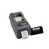 Zebra ZD411 Direct Thermal Barcode Label Printer with Microfiber Cleaning Cloth