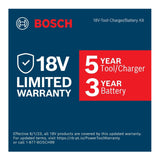 BOSCH GOP18V-34B14 18V Brushless StarlockPlus Oscillating Multi-Tool Kit