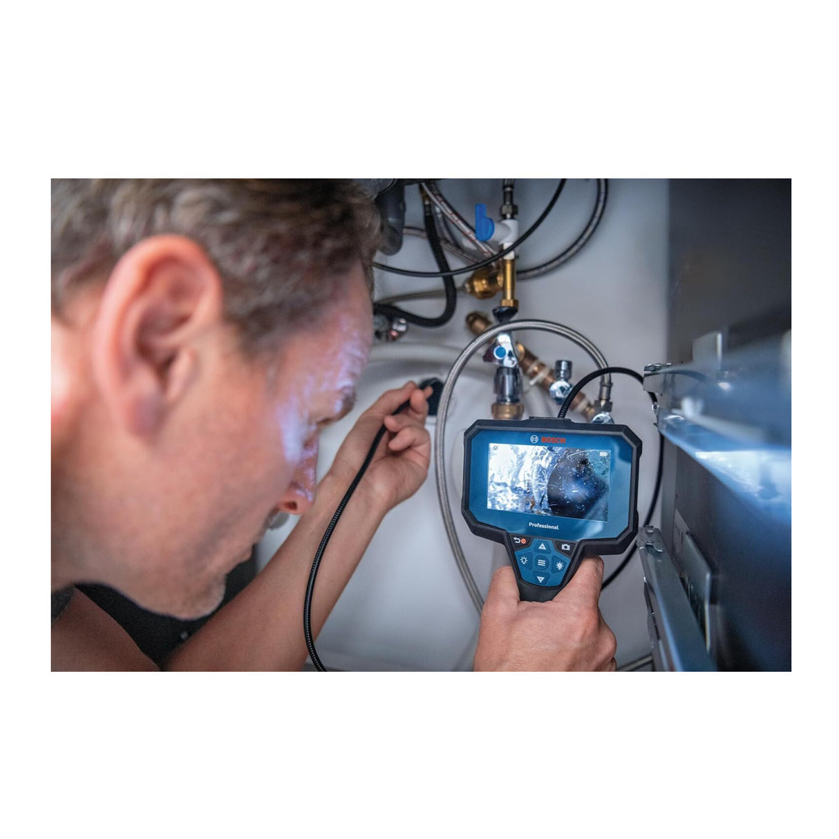 BOSCH GIC4-23C 12V Max Connected 5 Ft. Handheld Borescope Inspection Camera