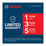 BOSCH GLL330-80CGL 18V Green-Beam Three-Plane Leveling and Alignment Laser