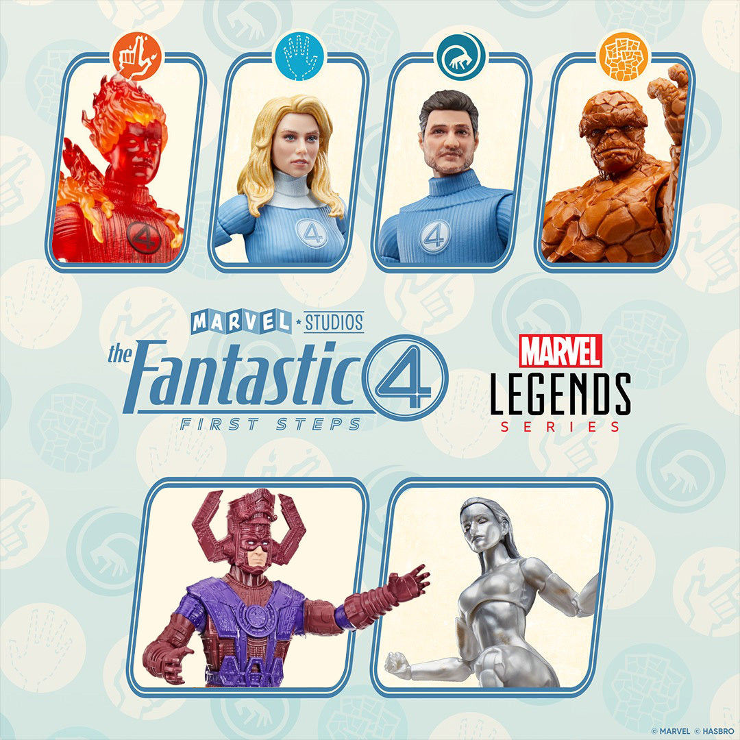 Hasbro The Fantastic Four First Steps Marvel Legends 6-Piece Action Figures