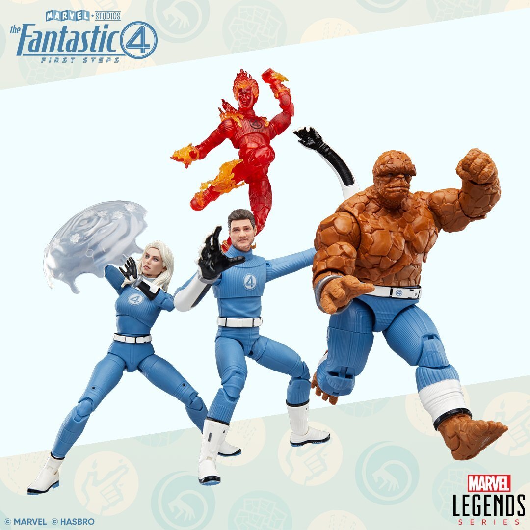 Hasbro The Fantastic Four First Steps Marvel Legends 6-Piece Action Figures