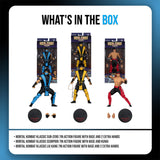 McFarlane Toys Mortal Kombat Scorpion SubZero Liu Kang 7In Action Figures Bundle