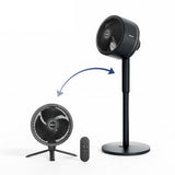 Shark FlexBreeze Portable Pedestal Tabletop Fan - Black (Certified Refurbished)