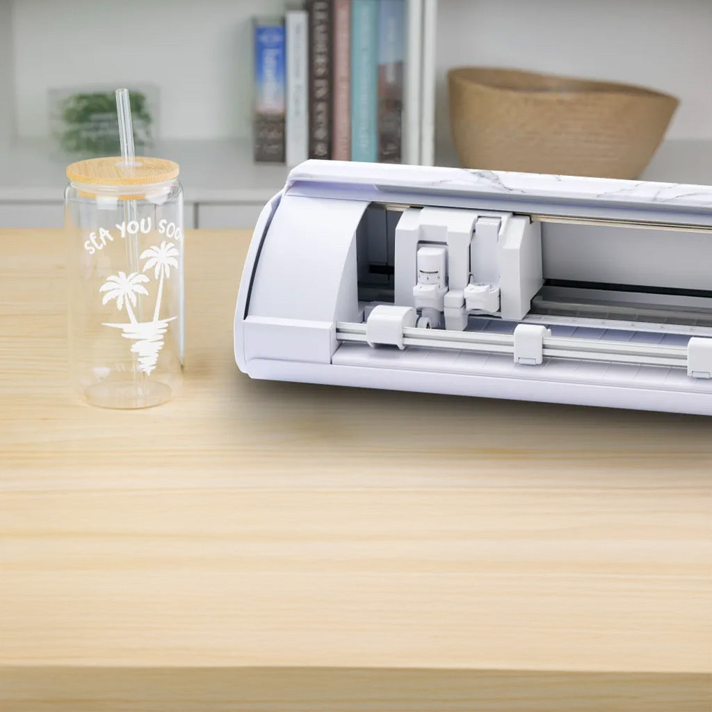 Silhouette Cameo 5 Alpha Cutting Machine with Premium Precision (Bianco carrara)