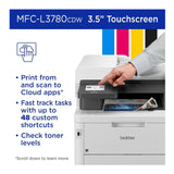 Brother MFC-L3780CDW Wireless Digital Color All-in-One Printer with Accesories