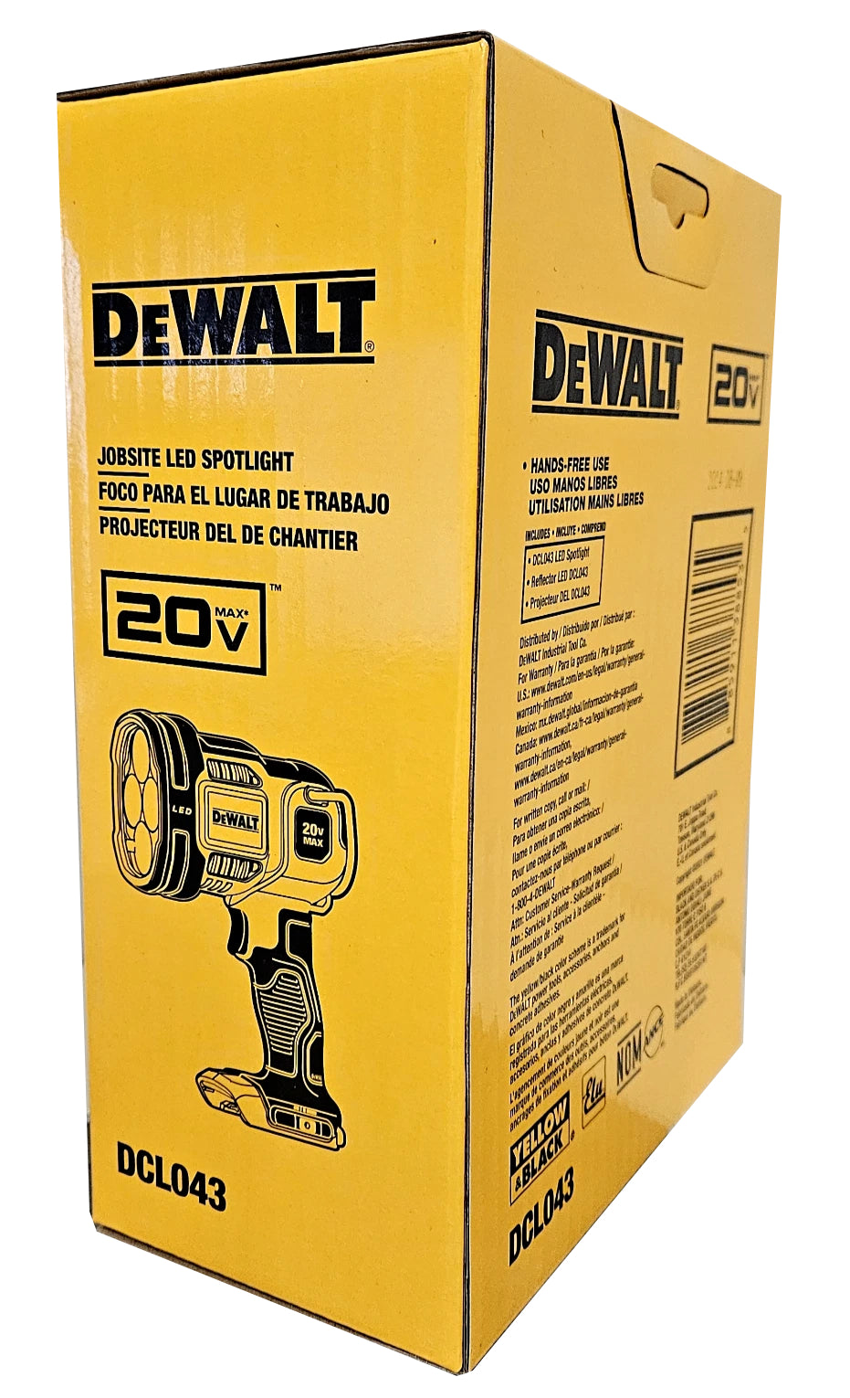 DeWalt (DCL043) 20V MAX LED Work Light with Pivoting Head