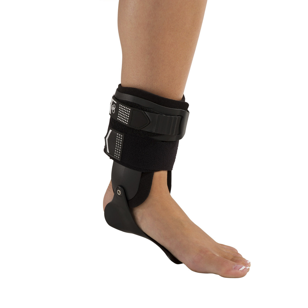 DonJoy Performance Bionic Stirrup Ankle Brace, Maximum Support for Sprains (Black/Small/Left)