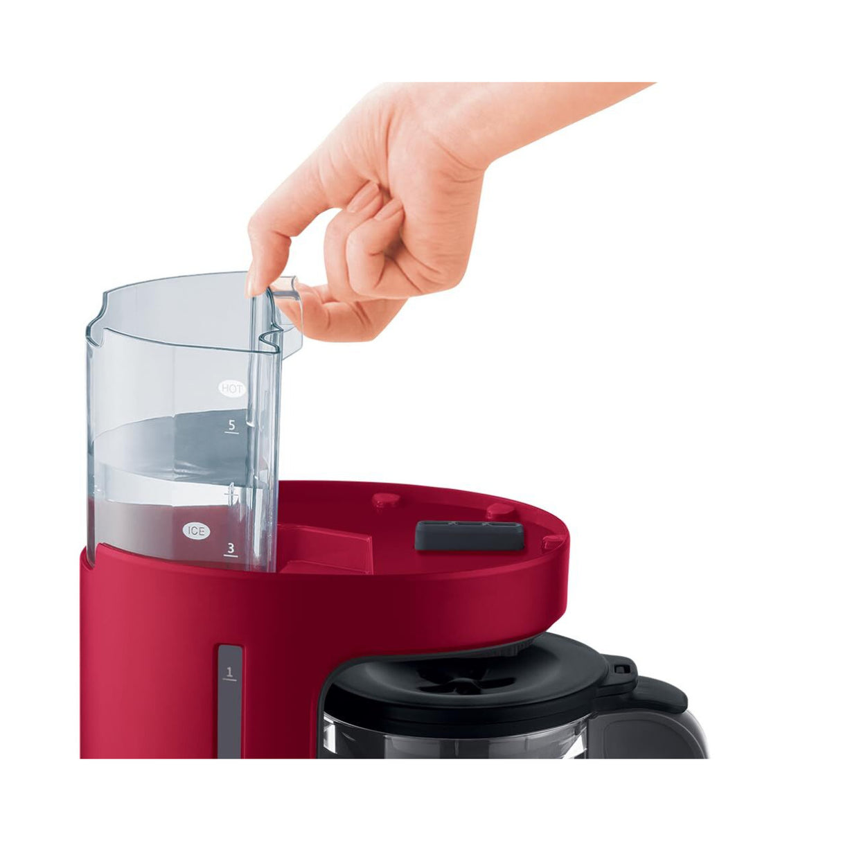 Zojirushi ZUTTO 5-Cup Coffee Maker with Removable Water Tank (PFAS Free) (Red)