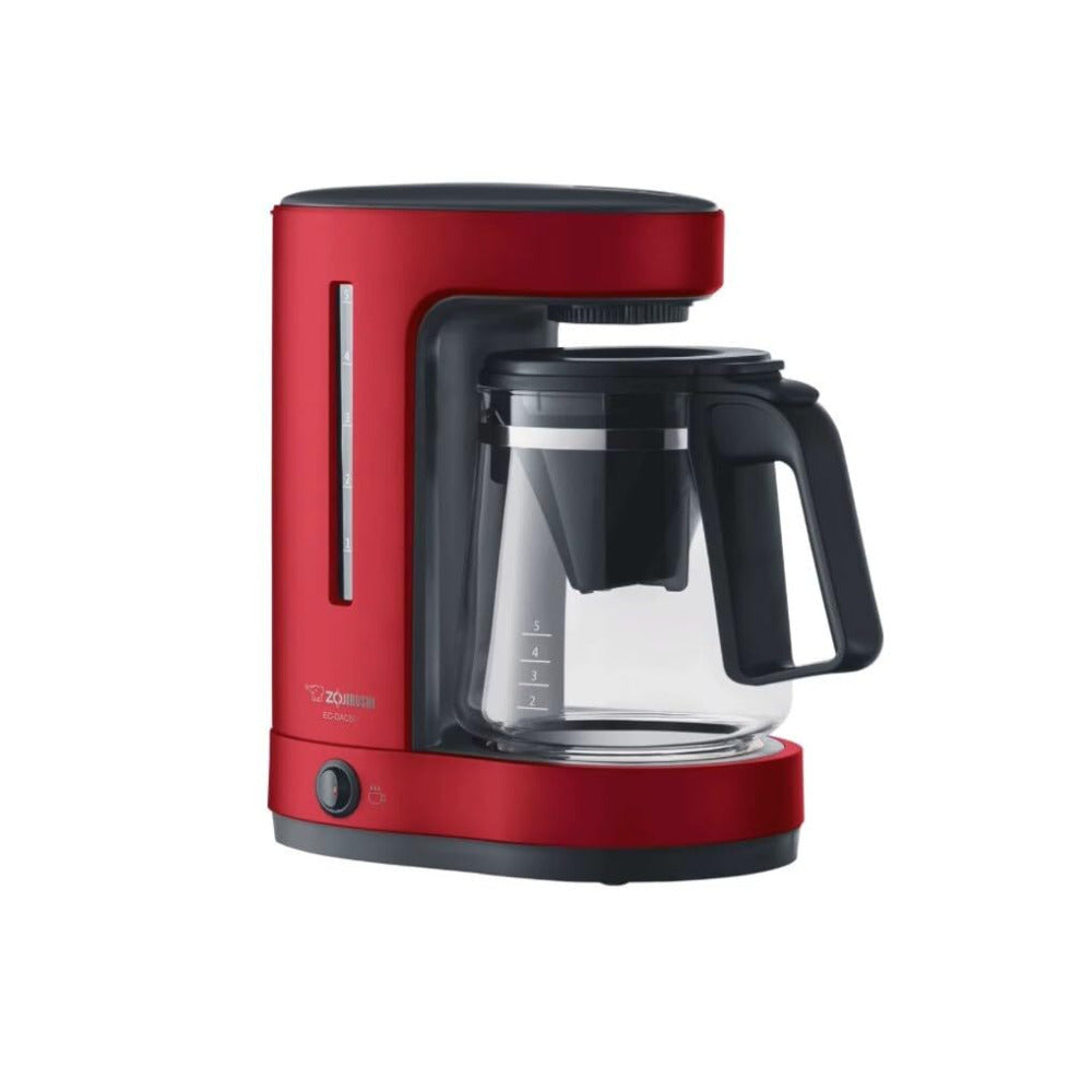 Zojirushi ZUTTO 5-Cup Coffee Maker with Removable Water Tank (PFAS Free) (Red)