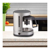 Zojirushi ZUTTO Coffee Maker with Removable Water Tank (PFAS Free, Silver)