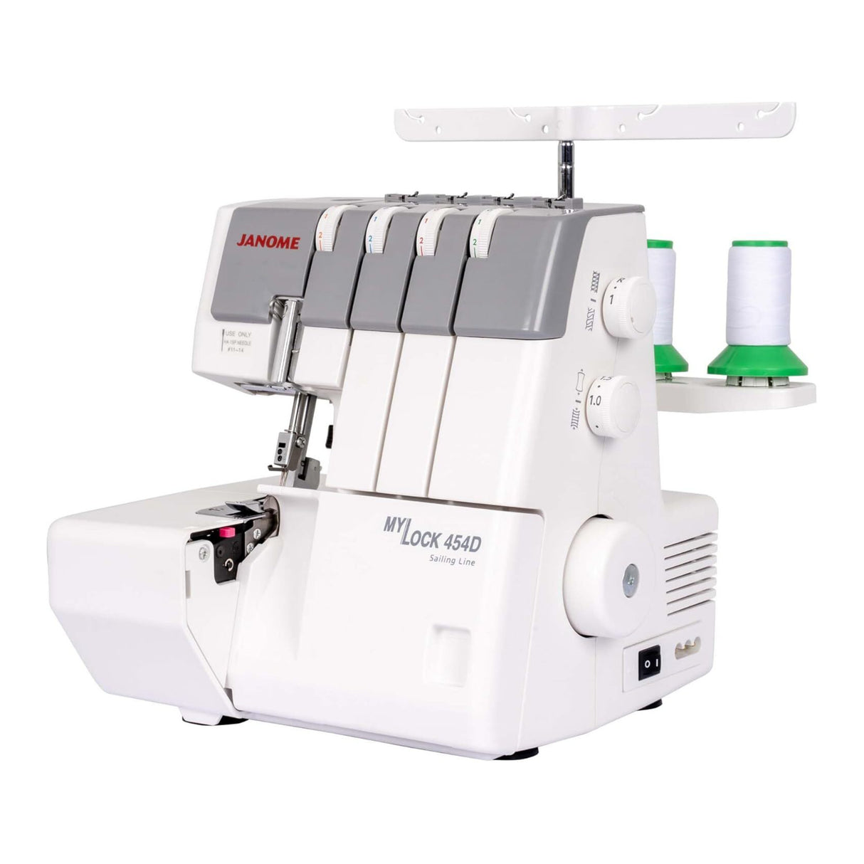 Janome MyLock 454D Sailing Line Serger - Enhanced 8-Piece Feed Dog