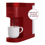 Keurig K-Slim Single Serve K-Cup Pod Coffee Maker 3 Brew Sizes 46oz (Red)