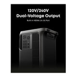 Anker SOLIX F3800 PLUS Portable Power Station with Expansion Battery