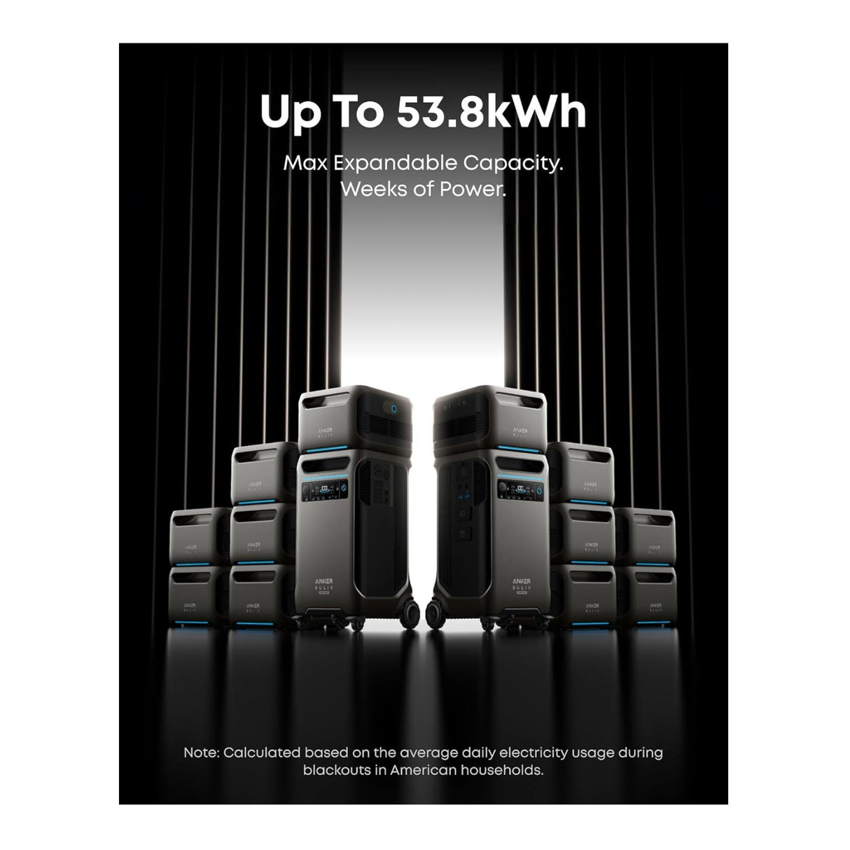 Anker SOLIX F3800 PLUS Portable Power Station with Expansion Battery