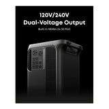 Anker SOLIX F3800 PLUS Portable Power Station (2-Pack) with Smart Home Power Kit