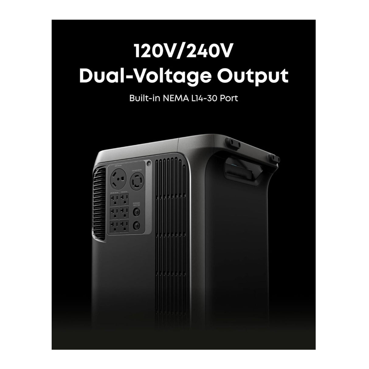 Anker SOLIX F3800 PLUS 3.84kWh Portable Power Station with 240V Cable/Adapter