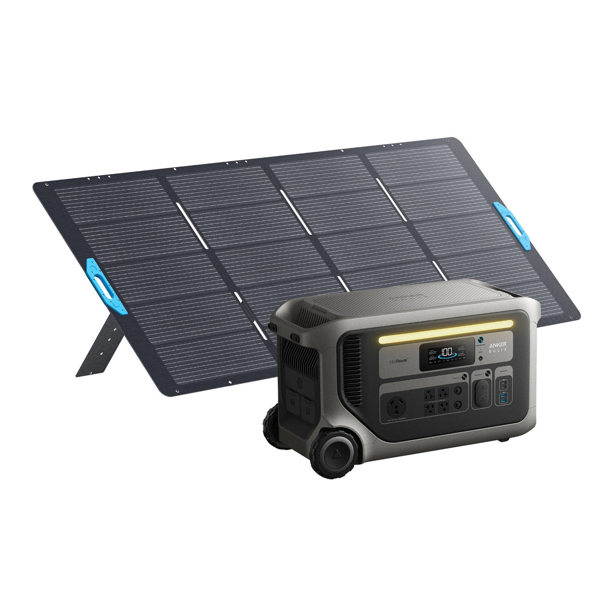 Anker SOLIX F3000 3600W Portable Power Station with 400W Solar Panel