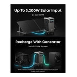 Anker SOLIX F3800 PLUS Power Station with Expansion Battery and 400W Solar Panel