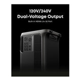 Anker SOLIX F3800 PLUS Power Station with Expansion Battery and 400W Solar Panel