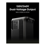 Anker SOLIX F3800 PLUS Portable Power Station with (3-Pack) Expansion Batteries