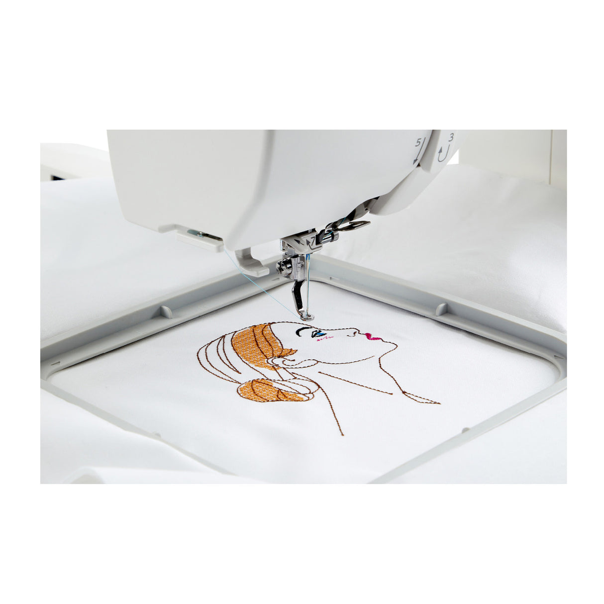 Janome Memory Craft 100E Embroidery Machine - Max Embroidery 5.5 x 5.5 Inch