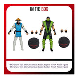 McFarlane Toys Mortal Kombat Klassic Reptile & Raiden 7-In Action Figures Bundle