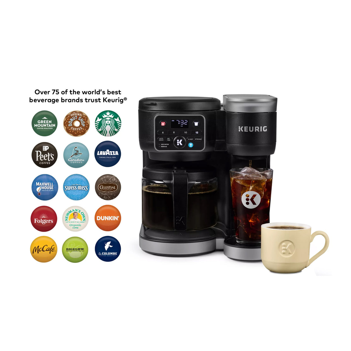Keurig K-Duo Hot & Iced Single Serve & Carafe Coffee Maker (Gen 2)