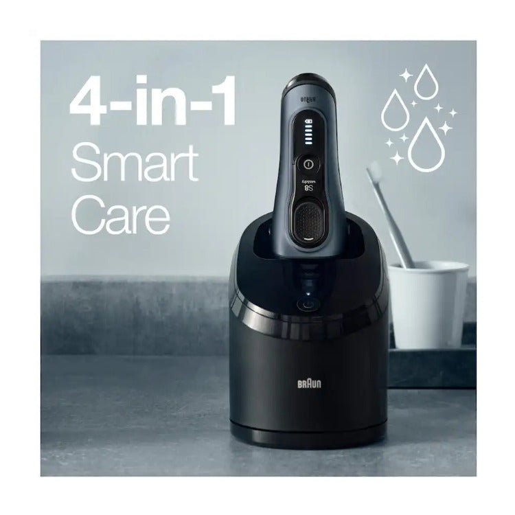 Braun Series 8 8453cc Wet/Dry Electric Shaver - Gray