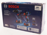 BOSCH GXL18V-240B22 18V 2-Tool Combo Kit with 1/2 In. Hammer Drill/Driver (Open Box)