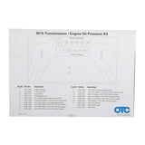 OTC Tools 5610 Professional Transmission/Engine Oil Pressure Tester Kit