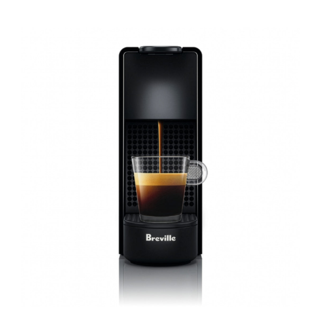 Breville Essenza Mini Nespresso Coffe Machine for Espresso and Lungo (Black)