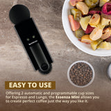 Breville Essenza Mini Nespresso Coffe Machine for Espresso and Lungo (Black)
