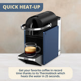 De'Longhi Pixie Espresso Coffee Machine with Temperature Control (Dark Blue)