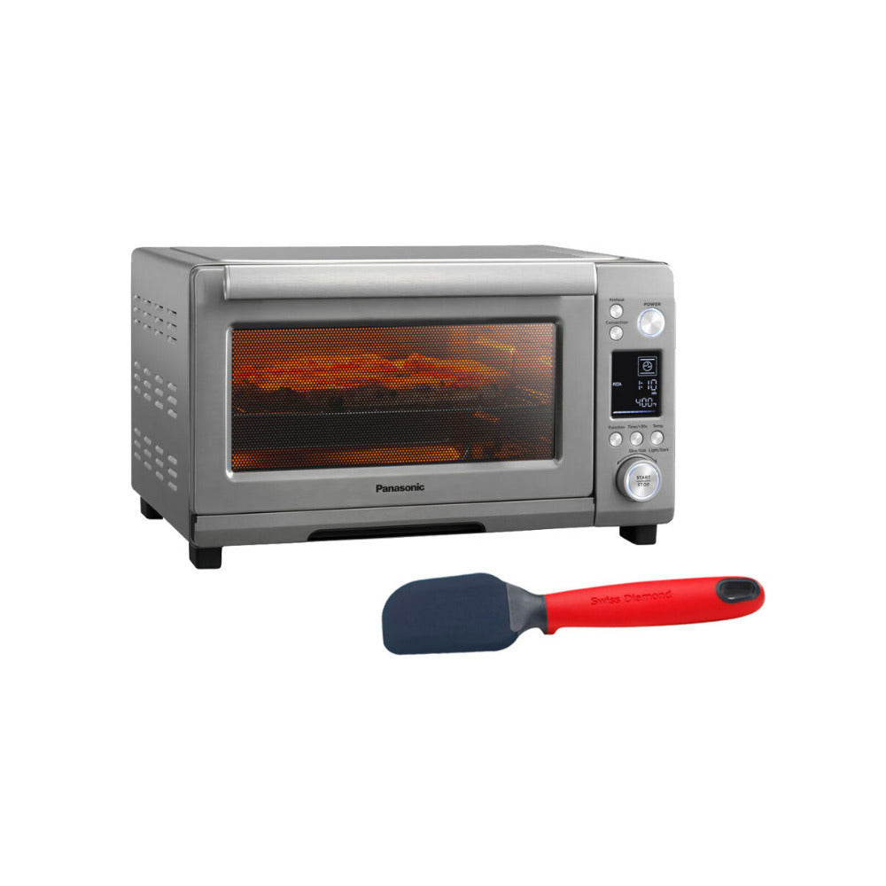 Panasonic 1750 Watt High-Speed Convection Toaster Oven Bundle with Spa ...