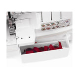 Singer Professional 5 14T968DC Heavy-Duty Metal Frame Serger Overlock (White)