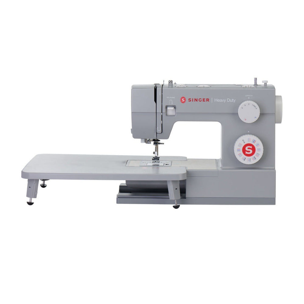 Singer Heavy Duty 6380 Sewing Machine with Extension Table (Gray)